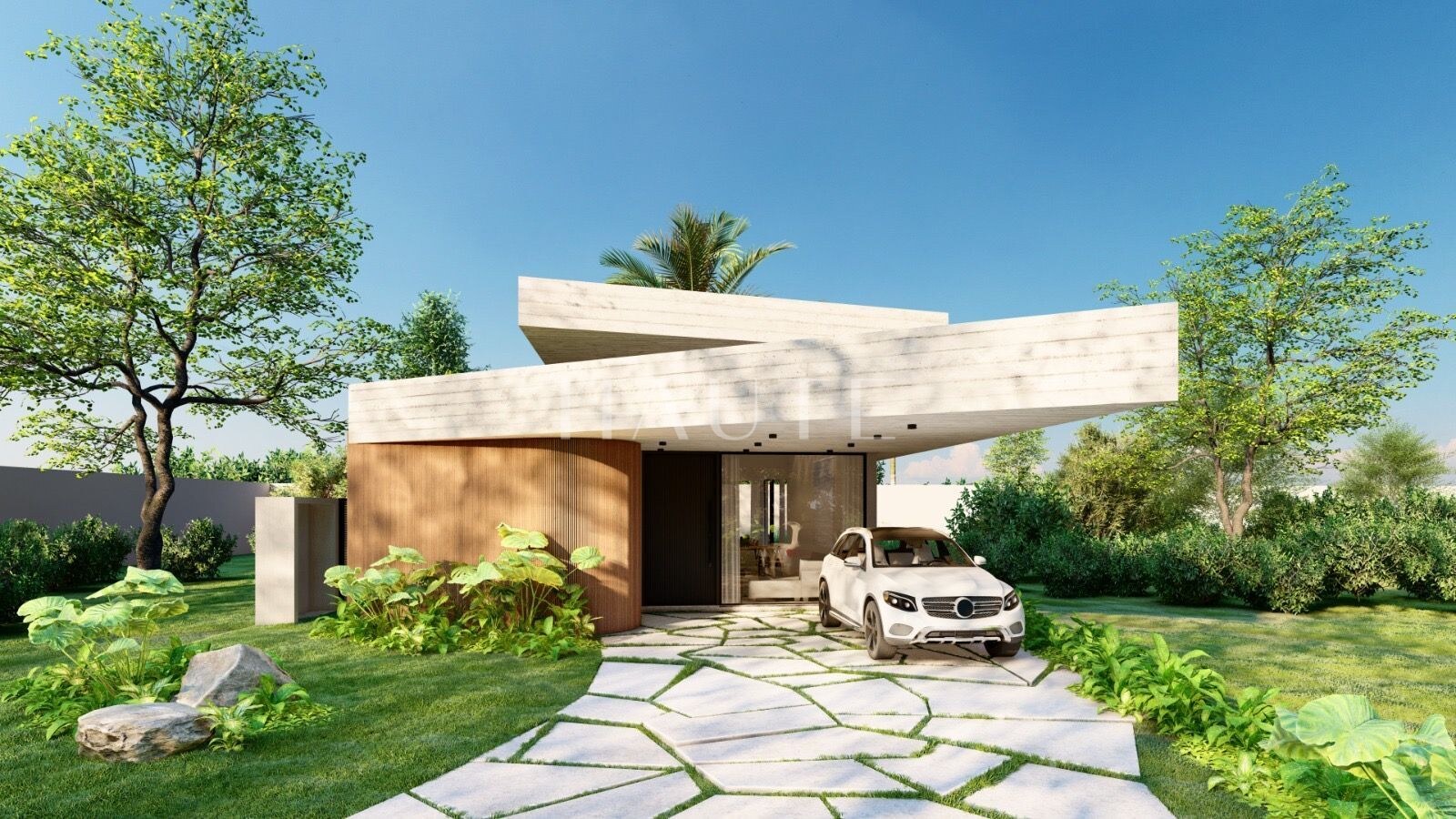 Casa 3 Suítes 265m² com Piscina | Imagens Humanizadas do projeto