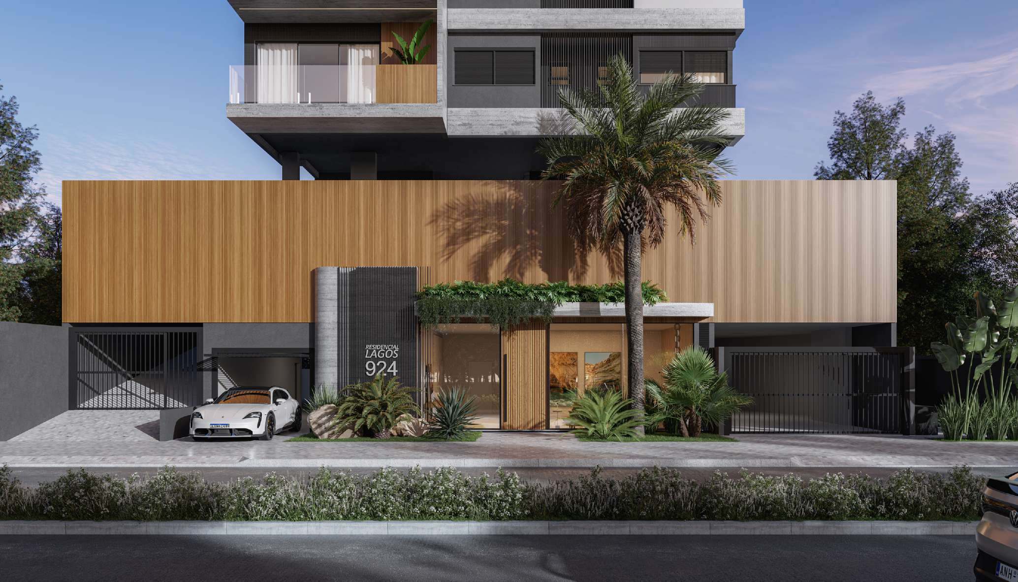 Entrada Lagos 924 - fachada térrea do empreendimento em Torres RS