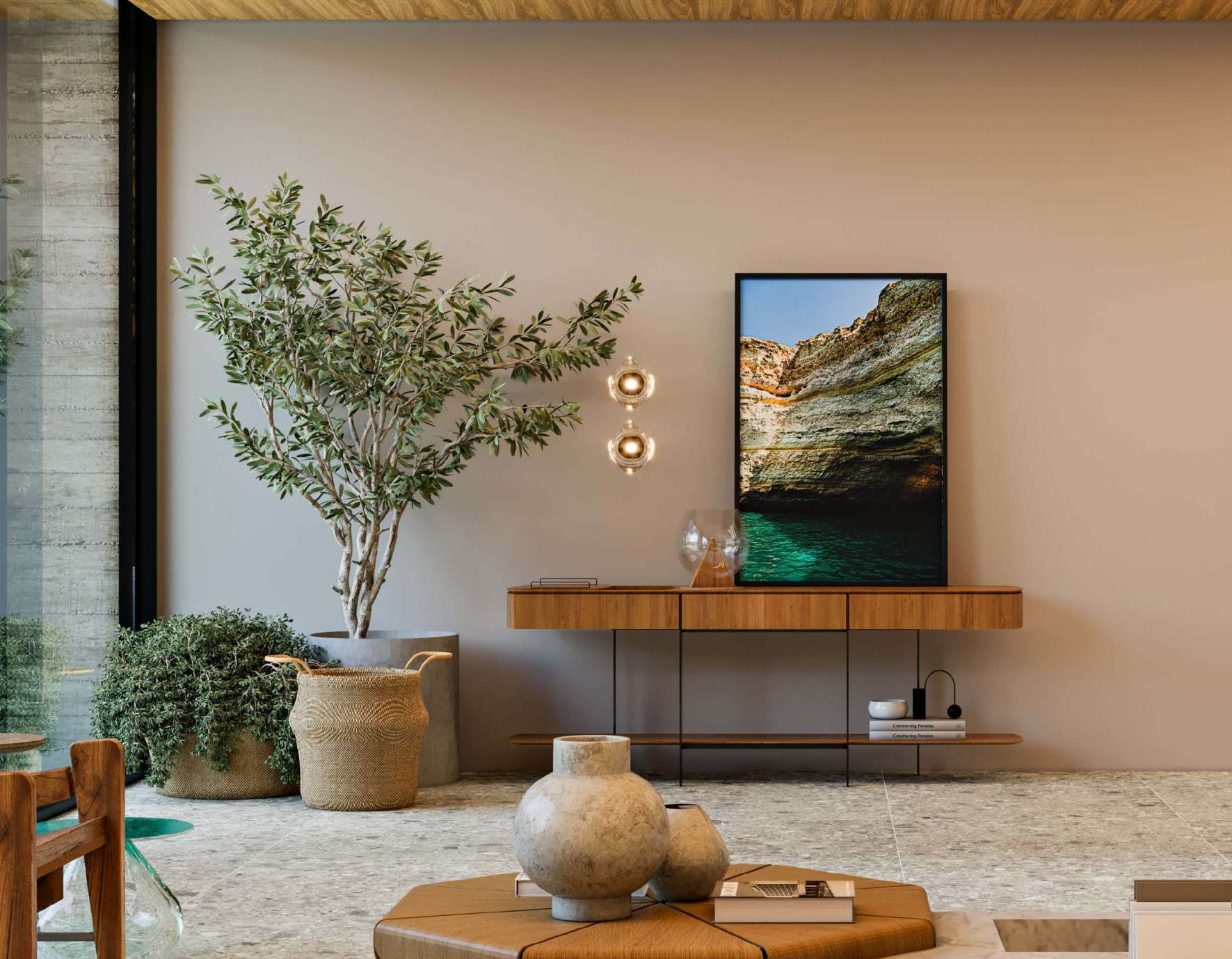 Hall lobby interior Lagos Residencial Torres